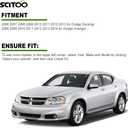 OHT692714AA Flip Key Keyless Entry Remote Key Fob for Dodge Durango for Dodge Avenger 2006-2013 1 PCS 5 Buttons-SCITOO