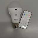 Rechargeable Light Bulbs with Remote Control and USB Charging; Dimmable Battery Operated Light Bulb with 3 Color and 4 Timer; A19 Wireless Light Bulbs for Wall Sconce Not-Hardwired, 1 Pack