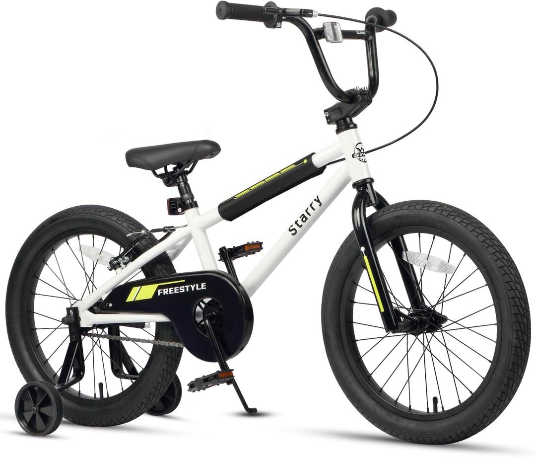 cubsala 12 14 16 18 Inch Kids Bike BMX Style Bicycle with Training Wheels Coaster Brake for 2-10 Years Old Toddlers Boys Girls Multiple Colors