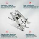 FINDAUTO 741-077 Power Window Regulator with Motor fits for 2004 2005 2006 2007 2008 2009 2010 2011 for Mitsubishi Endeavor,Front Left Driver Side