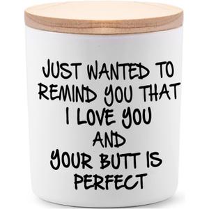 BFJLIFE Gifts for Her Funny Romantic Unique I Love You Valentines Day Anniversary Christmas Birthday Gifts for Women Girlfriend Wife Lavender Scented Soy Candles