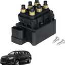 Air Suspension Solenoid Valve Block 7P0698014 Compatible with Jeep Grand Cherokee, Ram 1500 3500, VW Touareg, XC90 XC60, Audi Q7, Porsche Cayenne Panamera Replace OE 95835890300