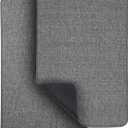 Bath Mat,Ultra Thin Bathroom Rugs,Rubber Bath Mats for Bathroom,No Slip Bath Rugs,Quick Dry,Machine Washable,Low Pile,Absorbent,Shower Outside,Sink,Home Decor Accessories.Dark Grey,1'5"x2'3"(2 Pack)