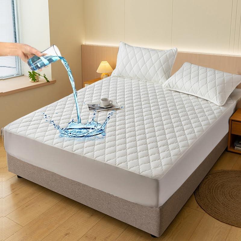 Waterproof Crib Mattress Protector-Compatible with graco Crib Mattress.It fits a 52 x 27.6 x 4.5 inch Mattress. (Pack of 2)
