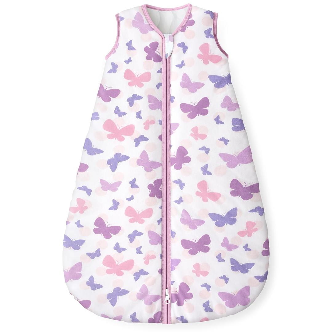 Yoofoss Baby Sleep Sack 18-24 Months, 1.5 Tog Baby Wearable Blanket with 2-Way Zipper, 100% Cotton Organic Fabric Winter Infant Sleeping Sack, Warm Soft Comfy