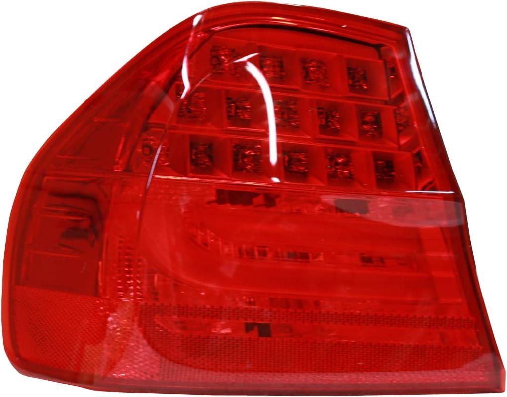 TYC Left Tail Light Assembly Compatible with 2009-2011 BMW 3 Series