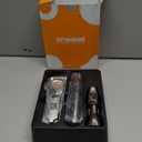 oneisall Dog Clippers for Grooming Thick/Heavy Coats, 4-in-1 Dog Grooming Kit Low Noise with Stainless Steel Blade, Cordless Dogs Paw Trimmer Pet Nail Grinder for Small & Large Dogs Cats Animals