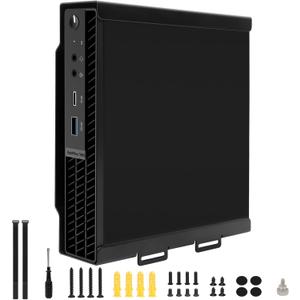 Mini PC Mount for Dell OptiPlex Micro Form Factor Case, Wall VESA and Under Desk Mount Fits DELL Micro PRO,Plus MFF QCM1250,3040,3046,3050,3060,3070,3080,5050,5060,5070,7040,7050,7060, 7070 and More