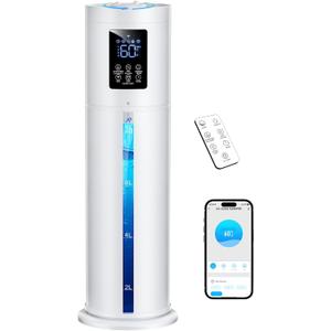2.1Gal/8L Smart Humidifier Large Room, Top Fill Humidifiers for Bedroom with Diffuser, 7 Color Lights,16H Timer, Auto Mode, APP Remote Control, 4 Levels Cool Mist Air Humidifier for Plants Home Office