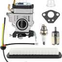 PB-755H Carburetor for Echo PB-755T PB-755H PB-751H PB-751T Backpack Blower Tune up Kit for Shindaiwa EB633RT Leaf Blower 13030508361 Air Filter Parts