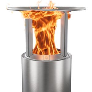 Solo Stove Mesa Heat Deflector, with 3 Detachable Legs, Accessory for Mesa Fire Pit, Captures and redirects Warmth, 304 Stainless Steel (HxDia) 5 x 7.75 in, 1.4 lbs