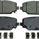 Wagner QuickStop ZD1596 Rear Disc Brake Pad Set for 2019 Dodge Grand Caravan