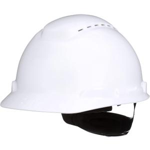 3M Hard Hat SecureFit H-700 Series Cap Style Safety Helmet with Uvicator Sensor, 4-Point Pressure Diffusion Ratchet Suspension (1 Count (Pack of 1))
