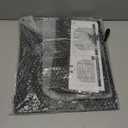 SUPEASY Wall File Organizer Mesh Office Mail Holder, Hanging Wall Organizer Magazine Rack for Office Black, 5 Tier