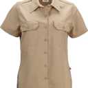 Mercer Culinary Women's Brewer Shirt, Khaki, 2X