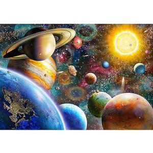 Nattork Jigsaw Puzzles for Adults 500 Piece Large Puzzle, Planetary Vision Jigsaw Puzzle - Universe