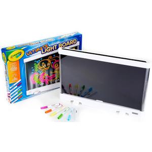 Crayola Ultimate Light Board - White, Kids Drawing Tablet, Gifts for Kids, LED Drawing Board, Sketching Art Projector, Toys for Boys & Girls, 6+