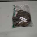 Kaneles Mens Brown Wig Short Straight Men Wigs Synthetic Wig Realistic Natural Middle Part Wigs for Men (Brown)