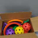 Skip Balls, 6 Colors, 5.91 Inch Diameter Ankle Toys Jump Ankle Ropes Skip and Jump Toys Sports Swing Balls for Girls Boys Gym Class Home Playground Exercising Body Fat Burning
