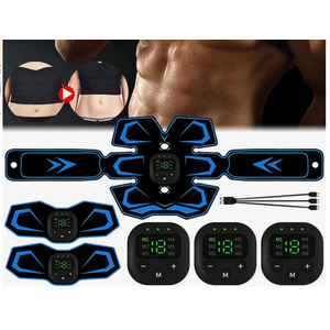 ABS Stimulator Workout Equipment, Ab Machine USB Rechargeable Gear for Abdomen/Arm/Leg, Strength Training Equipment for Men and Women