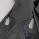 Supertrip Snorkel Fins Flipper Diving Fins Adjustable Buckles Open Heel Swim fins Adult Men Womens Youth  Lightweight Travel Fins for Ocean, Beach & Pool