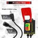 110V to 120V Single Phase On/Off Switch, Emergency Stop Switch, Table Saw Switch with Large Stop Sign Paddle for Quick Cut-Off of Power to Milling Machines and Electrical Equipment (Off)