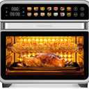 SEEDEEM 32QT Air Fryer Combo, 14-in-1 Extra Large Convection Oven with LED Touchscreen, Stainless Steel Countertop Oven for Family Cooking