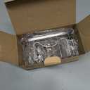 HapiRm Multifunctional Adhesive Kitchen Sink Organizer with M-Shaped, 2 Installation Methods Kitchen Sponge Holder, Rustproof Sponge Caddy for Brush, Sink Stopper and Scraper -Silver