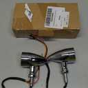 Alipis 1 Pair Motorbike Led Modified Light Retro Indicator Turn Signals Easy Install for Motorcycle Accessory