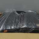 Simpli-Magic Heavy Duty Padded Moving Blankets 72" x 40"  12 Pack  Packing Blankets, Furniture Covers for Moving (Black/Orange)