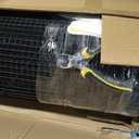 Black Hardware Cloth 1/2 inch 48 x 100 ft 19-Gange PVC Coated Wire Mesh Roll,Black Chicken Wire Fencing,Garden Fencing,Snake Fence, Welded Wire Mesh Fene Roll,Gopher Wire mesh