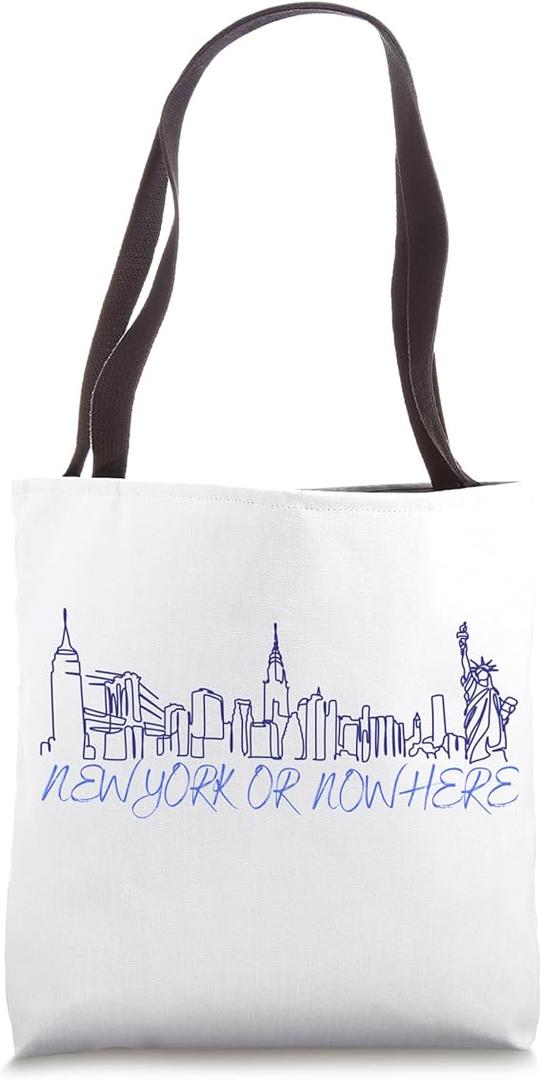 NYC NEWYORK or NOWHERE Skyline Tote Bag