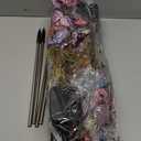 Solar Garden Lights Outdoor, Waterproof 4 Pack Solar Butterfly Lights with 60 LED 12 Butterfly Colorful Lighting for Garden Yard Lawn Outdoor Decor, Gift for Mom Women Mother's Day