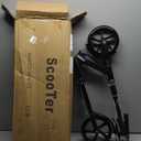 Scooters for Kids 8-12, Teens & Adults - Load 240 LBS, 8-Inch Wheels, Kick Scooter with Shock Absorption System, Hand Brake & Bell, 4 Adjustable Height Levels, Perfect for School, Commuting or Park