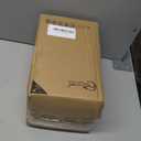 NCYP Small Glass Enclosure Terrarium with Mesh & Door for Tiny Beetle - Hexagon Jumping Spiders Vented Glass Terrarium 7.87'' x 4.52'' x 3.93'', Black