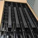 IRIS USA 5-Shelf Heavy Duty Plastic Storage Shelves, 750lb Capacity, 73" H x 36" W x 18" D, Large Modular Shelving Unit Storage Organizer for Garage, Home, Warehouse & Gym, Storage Rack - Black