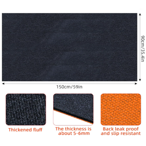 Bylion 3X5 FT Snow Blower Mat Thickened Snow Mats Absorbent Snow Blower Floor MatGarage Containment Mat Accessories for Snow