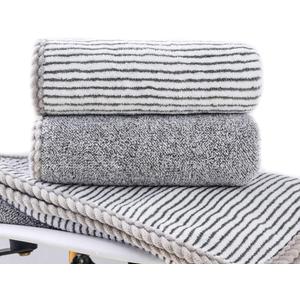 Kissvian 2 Pack Microfiber Hand Bath Towel Set, Superfine Fibre Coral Velvet Bathroom Towels with Hanger, Soft and Absorbent Washcloths for Hand Face Bath Spa Yoga Fitness, Size 13.4" x 30"
