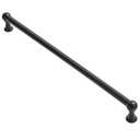 1 Pack 18 Inch Hole Center Appliance Pulls Black Cabinet pulls 100% Solid Heavy Duty Dresser Pulls Cabinet Drawer Pulls for Kitchen Cupboard Hardware