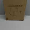 Bedside Touch Control Table Lamp with Dual USB Charging Ports 1 AC Outlet, 3 Way Dimmable Modern Nightstand Lamp with White Fabric Shade, Desk Lamp for Bedroom Living Room Office with 5000K LED Bulb