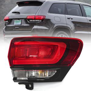 Huray Outer Taillight for Jeep Grand Cherokee SRT 2014-2021 RH Black Trim