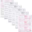 1099 NEC Forms 2024, 50 Pack 3 Part Laser Tax Forms Kit Pack of Federal/State Copy's, 1096's. Great for QuickBooks and Accounting Software, 2024, 1099-NEC 50 Pack