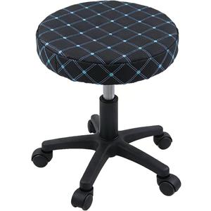 Bar Stool Cushion Round Rolling Stool Seat Cover Foam Padded Bar Stool Seat Cushions for Kitchen Island Bar Stools 13 Inch 14 Inch Metal Shop Stool Tattoo Salon Swivel Task Chair Spa Barstools