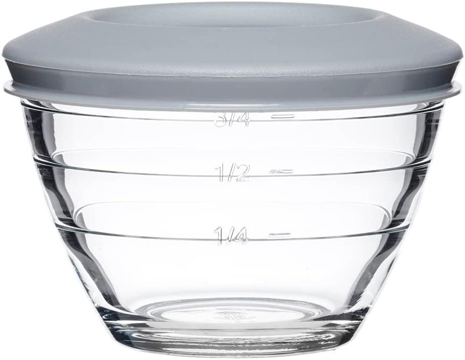 Anchor Hocking 4-IN-1 PREP BOWLS. 6 Piece set (3 Bowls and 3 lids) (Clear)