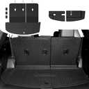 Cargo Mat for 2026 Hyundai Palisade 7/8 Seat (Only Gas), All Weather TPE Durable Cargo Liner with Backrest Mat and Lower Trunk Mat for Hyundai Palisade