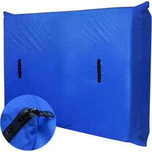 Twin Mattress Bags for Moving, Waterproof Reusable Storage Bag, Strong Zipper, Extra Heavy Duty Easy Carrier Protector for Moving, Fits Up to 14 Inch (Navy)