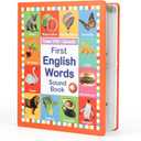 Learning Sound Books, First English Words Sound Book, 21 Themes 470+ Words Interactive Electric Learning Books for Toddlers 2-6 Year Olds, Audio Books for Kids, Gifts for Boys and Girls