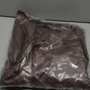 Trendy Queen Womens Brown Long Faux Leather Jackets Trench Coat Fall Blazer 2024 Going Out Outfits Clothes Sexy Oversized Waterproof XL