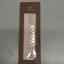 Wearlizer Metal Band Compatible with Samsung Galaxy Watch 7 6 5 4 FE Active 2 40mm 44mm/Watch 6 4 Classic 43mm 47mm 42mm 46mm/Watch 5 Pro 45mm Bands, 20mm Dressy Stainless Steel Chain Strap Women (Starlight)