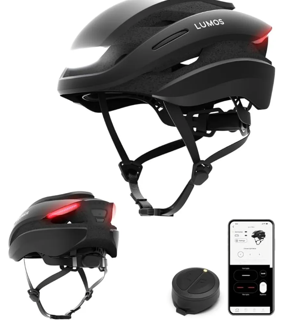 Lumos Ultra Smart Bike Helmet | Customizable Front and Back LED Lights with Turn Signals | Road Bicycle Helmets for Adults: Men, Women